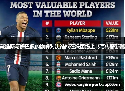 戴维斯与姆巴佩的巅峰对决谁能在绿茵场上书写传奇新篇